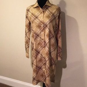 Ralph Lauren plaid dress.
